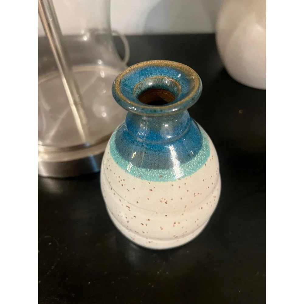 Indian Mountain Pottery Bud Vase 5 1/2